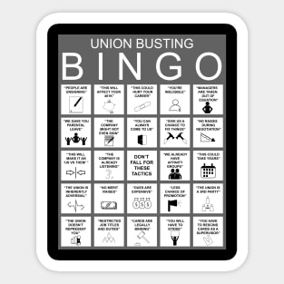 Union Bingo Sticker